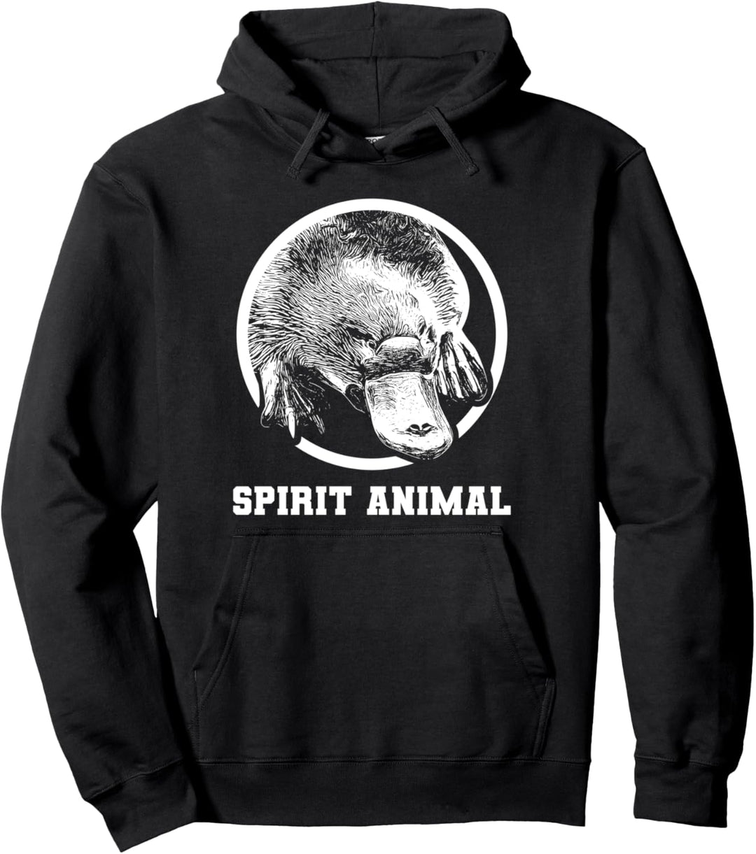 Retro Schnabeltier Australien Pullover Hoodie