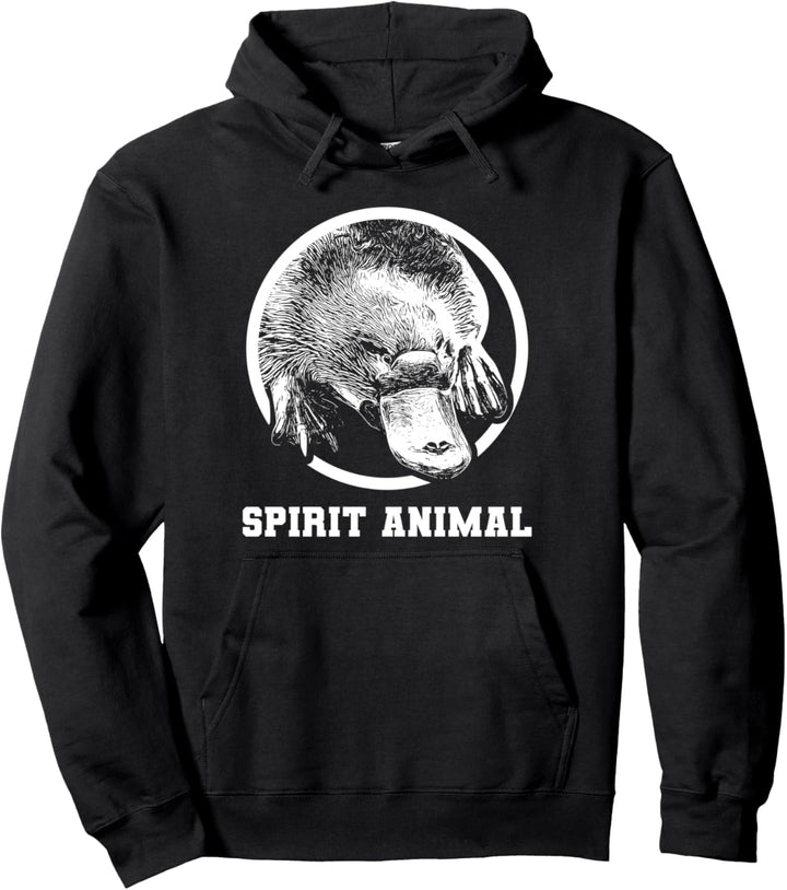 Retro Schnabeltier Australien Pullover Hoodie
