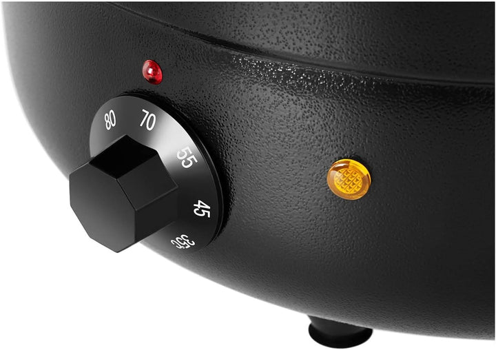 Royal Catering RCST-10BB Elektrischer Suppentopf 10 L Suppenkessel (400 W, schwarz)