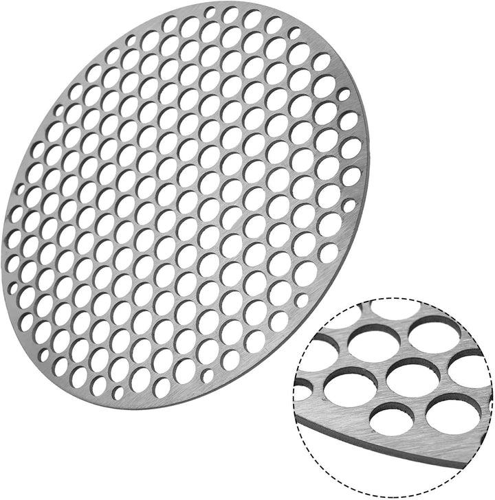 Runder Edelstahl-Grillrost, rundes Grillnetz, Drahtgeflecht, für Outdoor-Camping, Kochgeschirr, rund