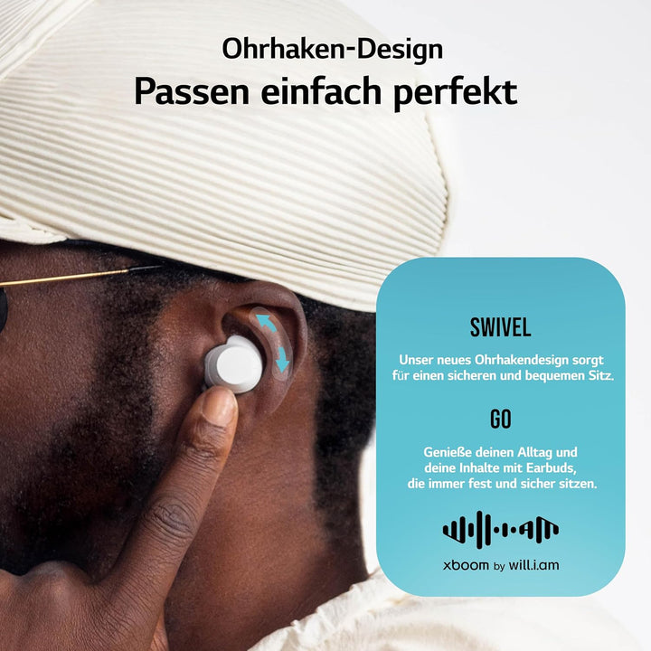 LG,xboom Budslite,In-Ear Bluetooth Kopfhörer,Bluetooth kopfhörer Sport, Kabellose In Ear Bluetooth K