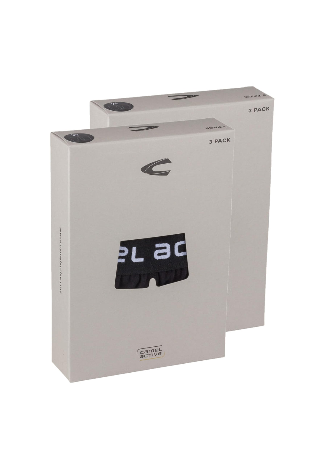 camel active Men Trunks 3er Box 50-52 6 Paar Black, 50-52 6 Paar Black