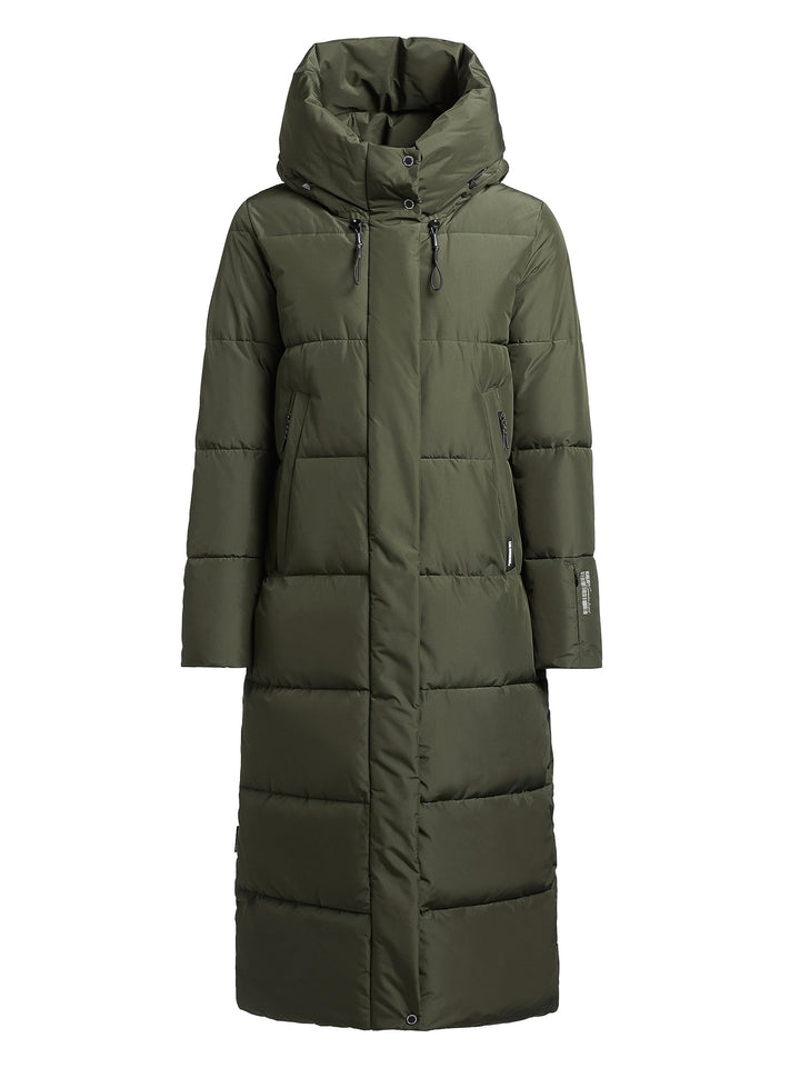 Khujo Damen Steppmantel Soulani 2 L Deep Green, L Deep Green