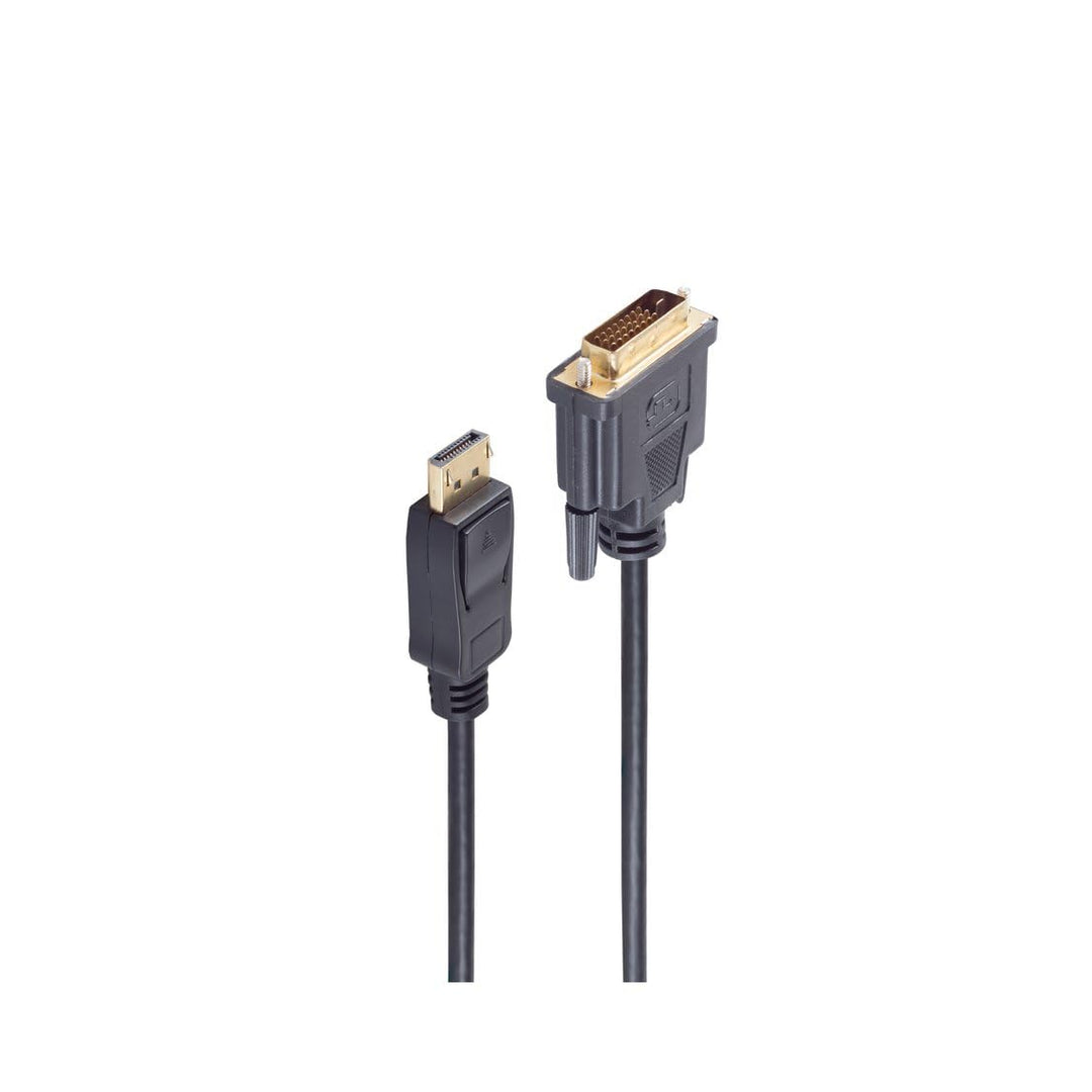 Shiverpeaks Displayport Stecker 20p / DVI 24+1 Stecker 3m 3,00m, 3,00m