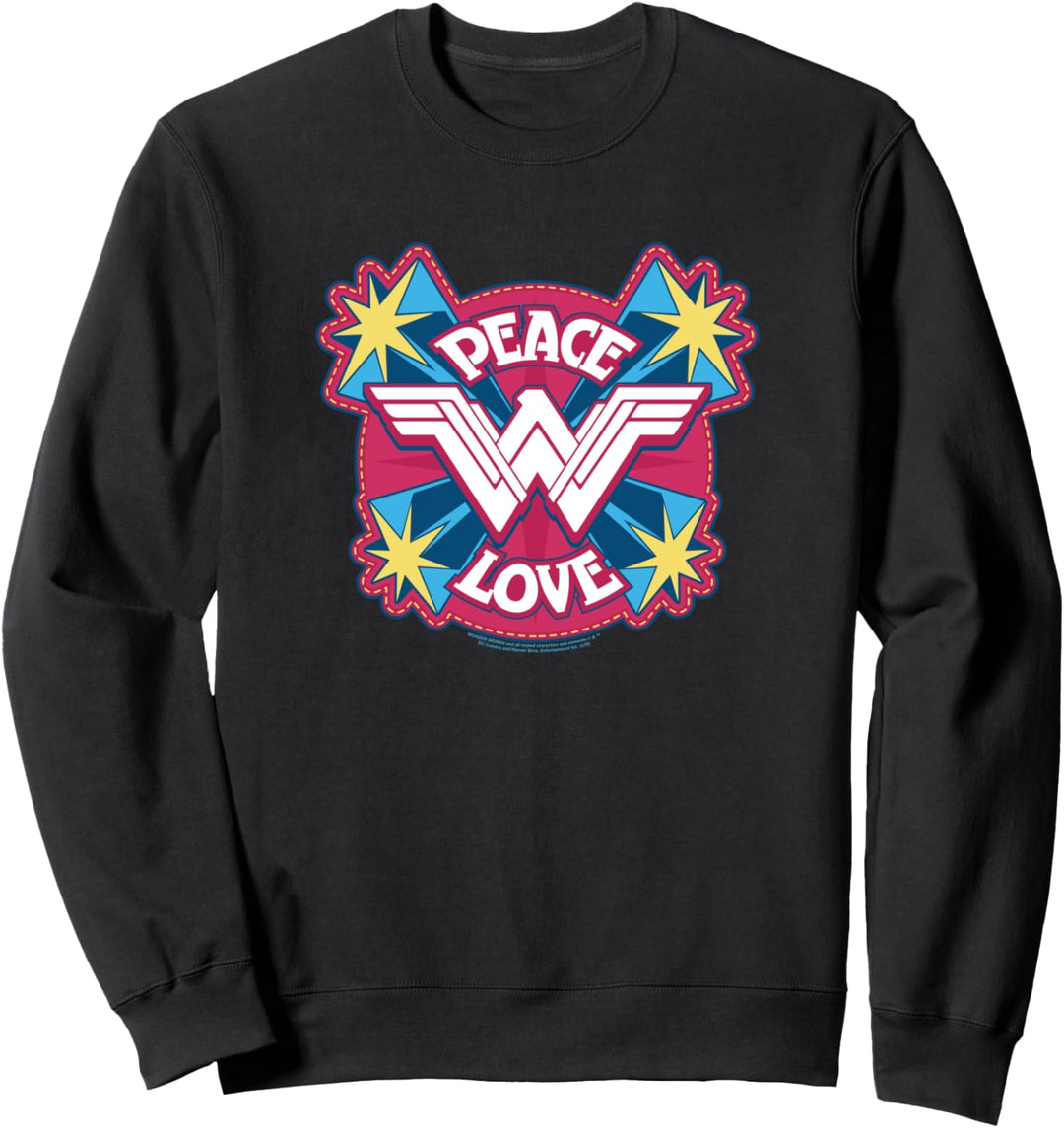 Wonder Woman Movie Peace & Love Sweatshirt