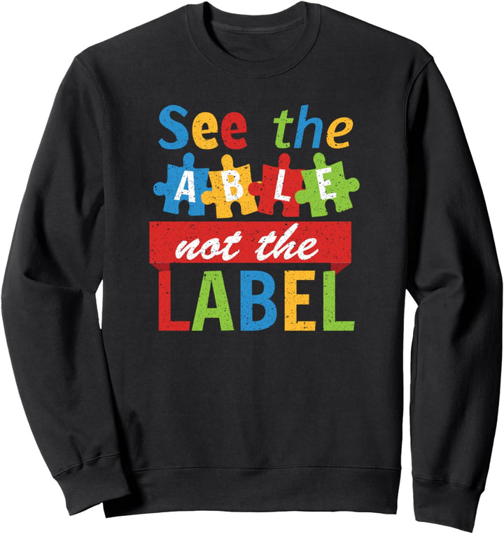 Autismus-Bewusstsein Geschenk sehen die fähigen nicht das E Sweatshirt