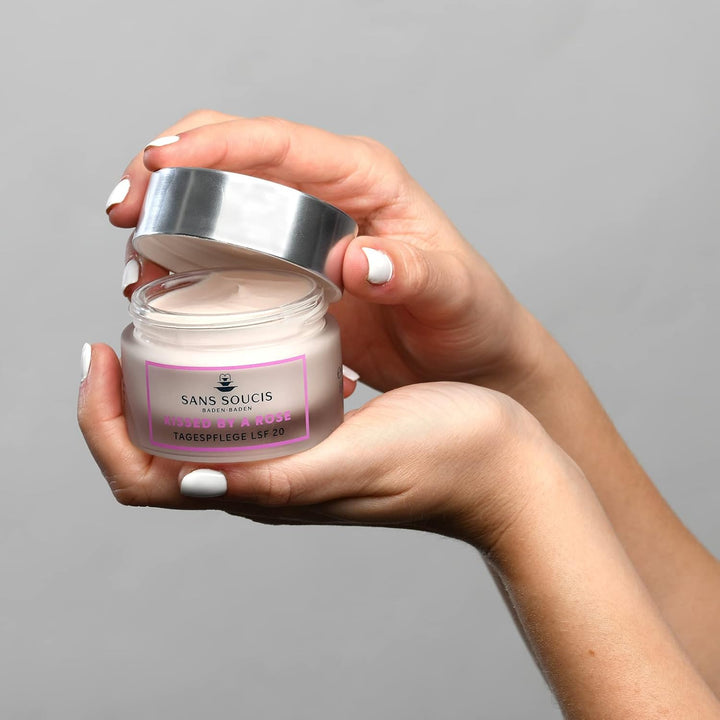 Sans Soucis Anti Aging Tagescreme LSF 20 – Tagespflege mit UV-Schutz Hautpflege für Gesicht mit Rose