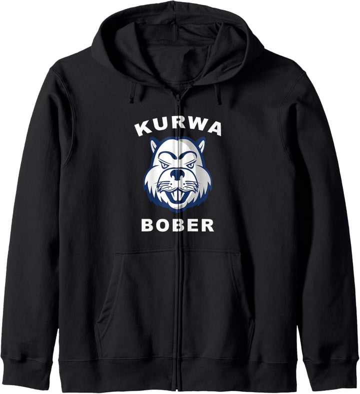 Kurwa Bober lustig Bober Meme Kapuzenjacke