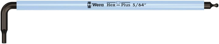 Wera 05022640001 950/9 Hex-Plus Multicolour Imperial 2, Winkelschlüsselsatz, zöllig, BlackLaser, 9-t