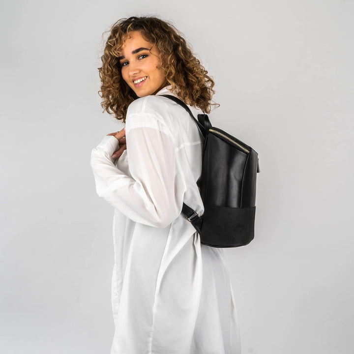 Expatrié Rucksack Damen Klein - Malou Schwarz, Schwarz