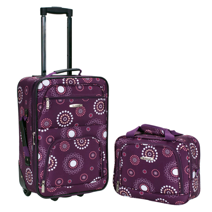 Rockland Modisches Softside-Gepäck-Set, Violett/Perle, Einheitsgrösse, Fashion Softside Gepäck-Set E