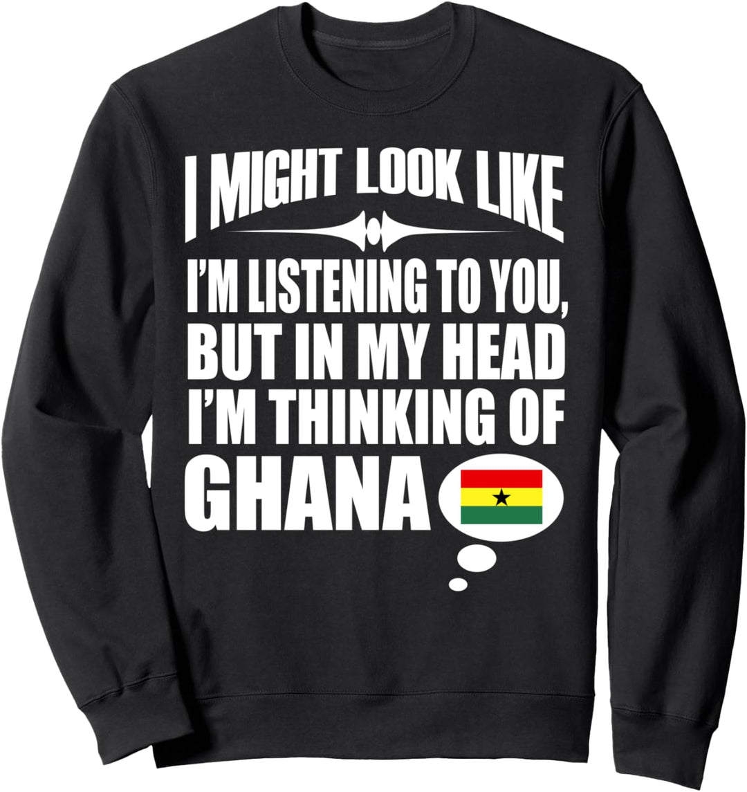 Lustige ghanaische ghanaische Flagge Sweatshirt