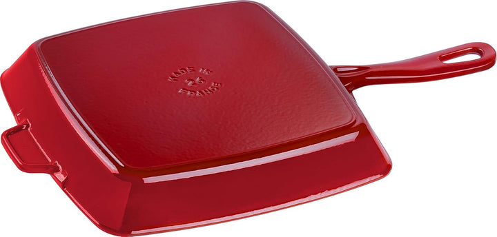 STAUB Amerikanische Grillpfanne aus emailliertem Gusseisen, 26 cm, Für alle Herdarten inkl. Induktio