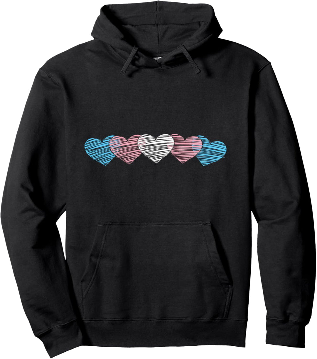 LGBTQ Transsexuell Herz Gay Pride Queer Geschenk Transgender Pullover Hoodie