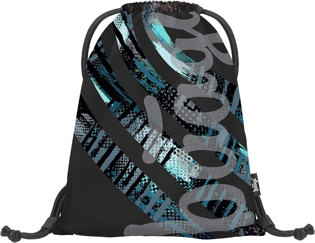 Baagl Schulrucksack Set Jungen 3 Teilig, Schultasche ab 3. Klasse, Grundschule Ranzen mit Brustgurt,