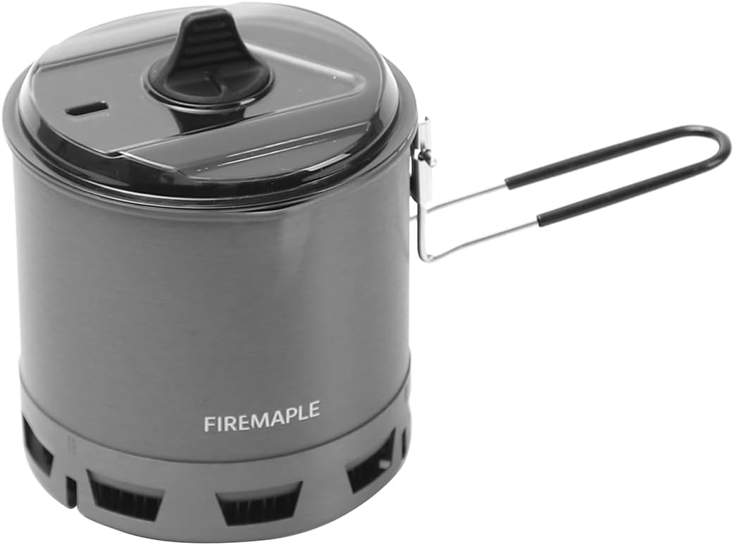 Fire-Maple Petrel G2 750ml Camping Topf Ultraleicht (184,5g) – Faltbarer Kochtopf mit Wärmetauscher