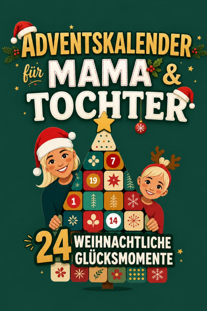 Adventskalender für Mama &amp; Tochter: 24 weihnachtliche Erlebnisse für eine unvergessliche Adventszeit