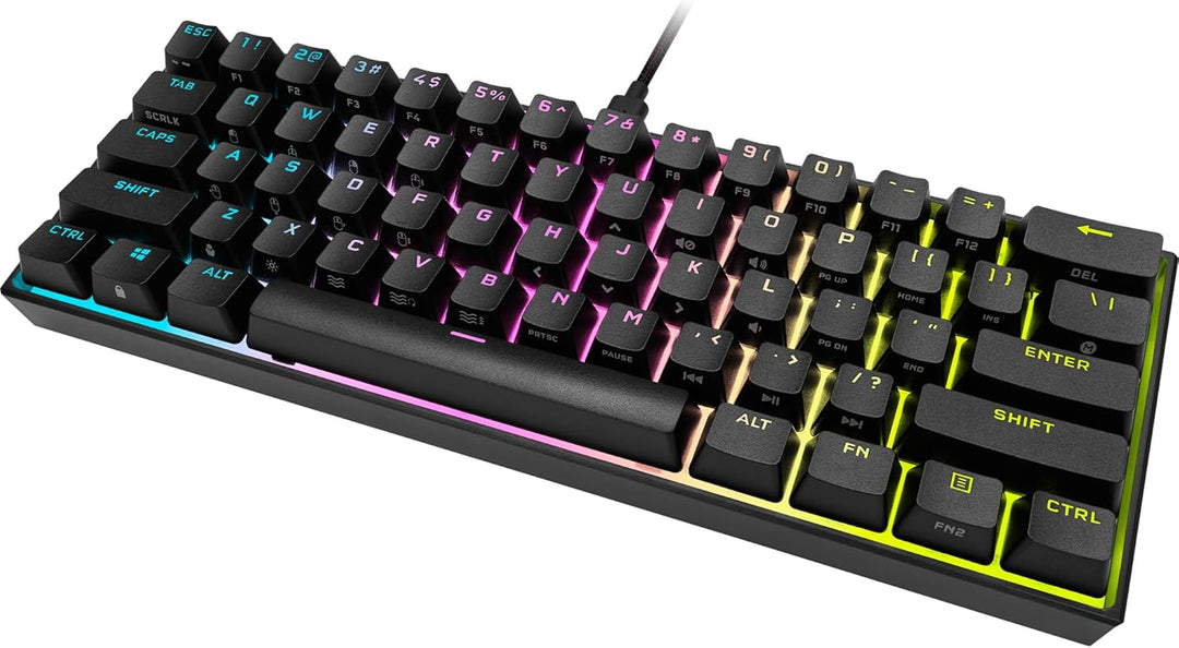 Corsair K65 RGB MINI 60% Mechanische Gaming-Tastatur (Anpassbare RGB-Beleuchtung einzelner Tasten, C