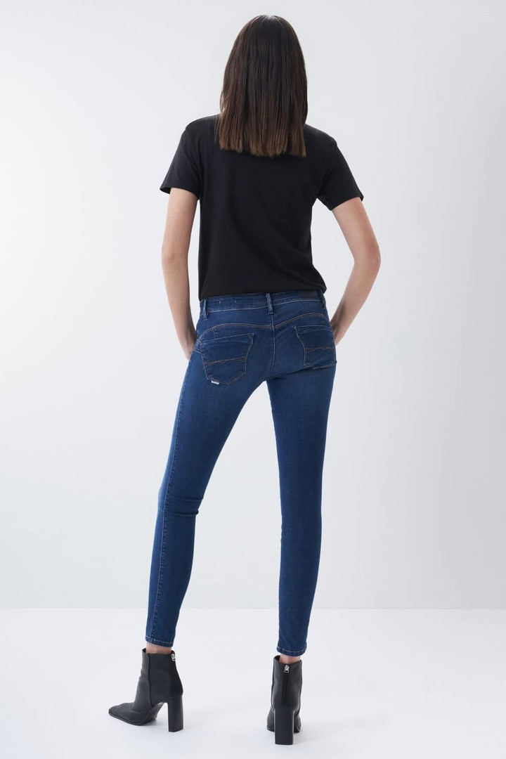 Salsa Damen Jeans Wonder 33 Blau, 33 Blau