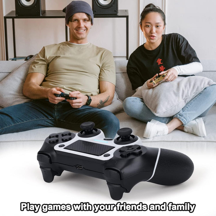 VooFun Controller Kompatibel für PS4, Wireless Controller Kompatibel mit PS4 Pro Slim, Bluetooth Gam