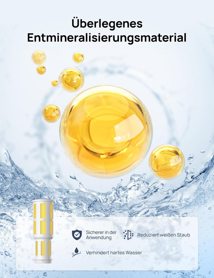Dreo Entmineralisierungskartusche 3er-Pack für Luftbefeuchter, kompatibel mit Dreo Luftbefeuchtern H
