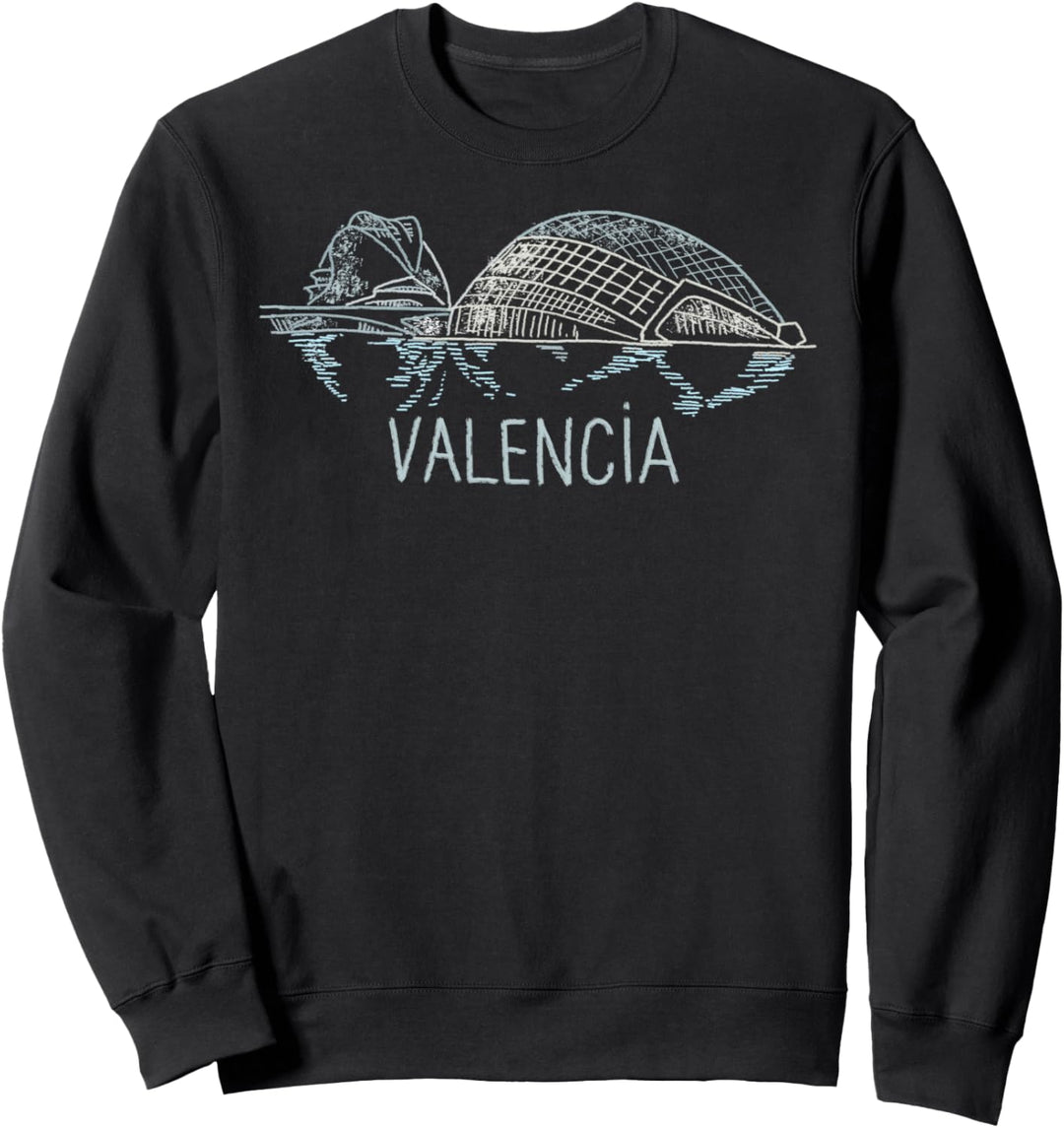 Valencia Spanien Kunstgeschenk Männer Frauen Sweatshirt