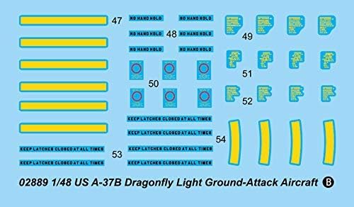 Trumpeter 02889 - Modellbausatz US A-37B Dragonfly Light Ground-Attack