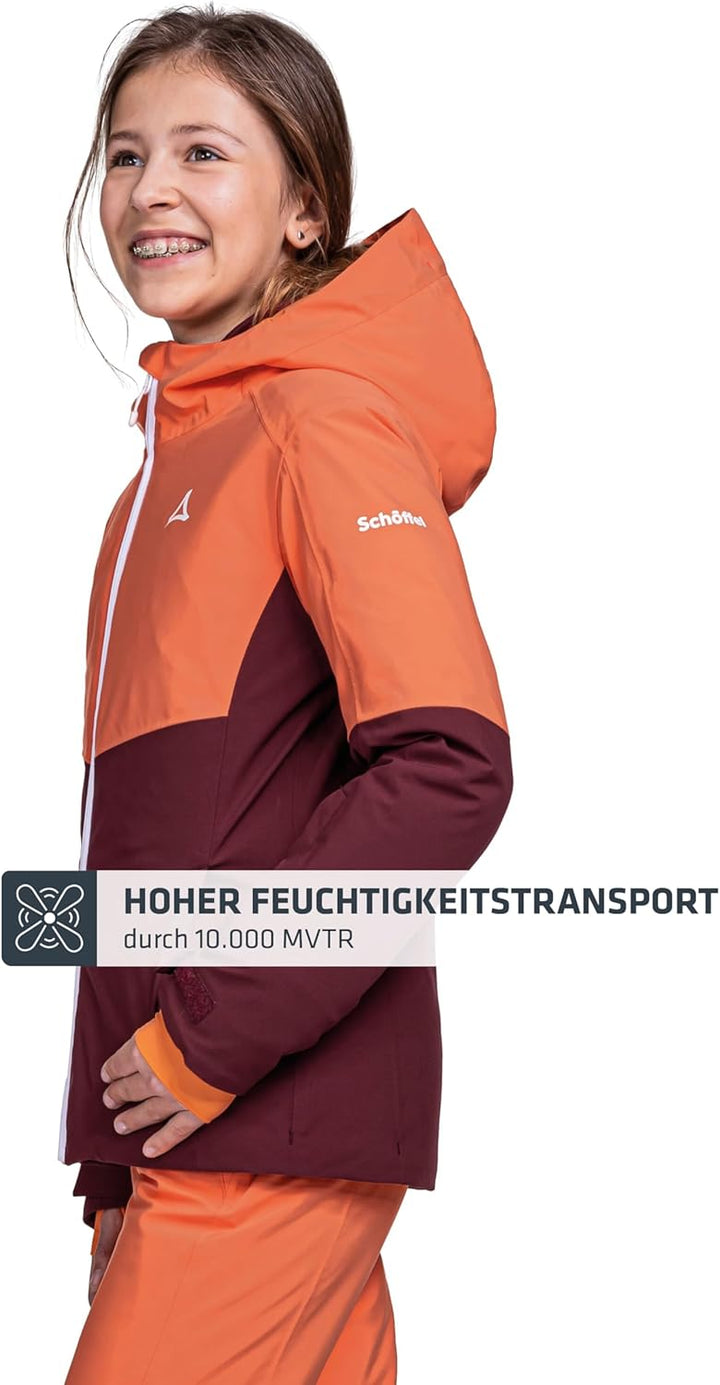 Schöffel Mädchen Ski Jacket Rastkogel G, wasserdichte, atmungsaktive Skijacke, Kinder Winterjacke mi