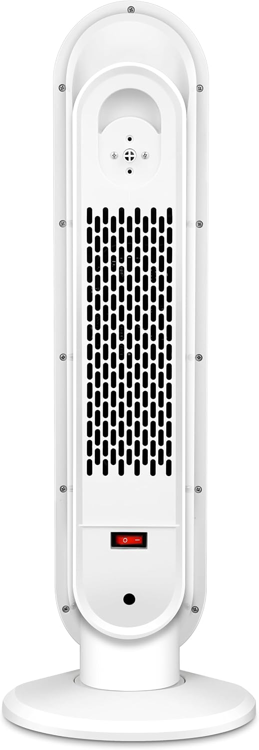 Trisa 2-in-1 Cozy Air Heizlüfter 2000W, Oszillation, 24 Std. Timer, Remote | 2000W, 40°C Max, Fernbe