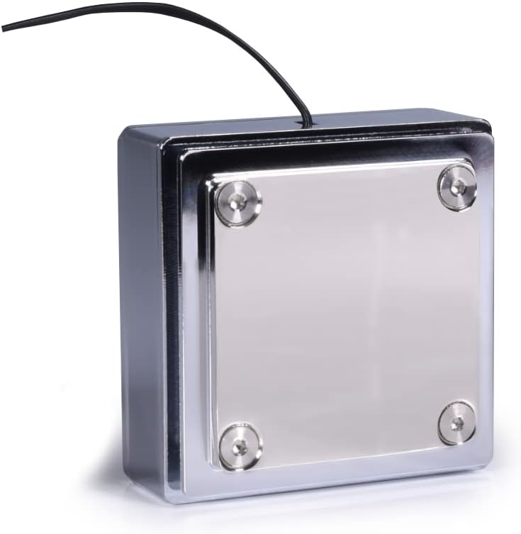 Alphacool 13083 Eisblock XPX Aurora Edge - Full Brass Chrome Digital RGB CPU Kühler Wasserkühlung