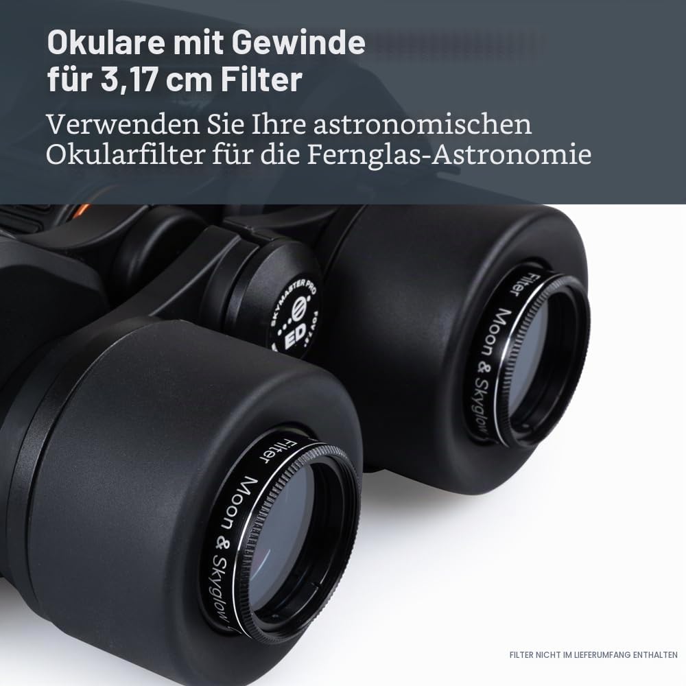 Celestron 72035 SkyMaster Pro ED 20x80 Astronomie-Fernglas mit ED-Glas und grosser Blende für Beobac
