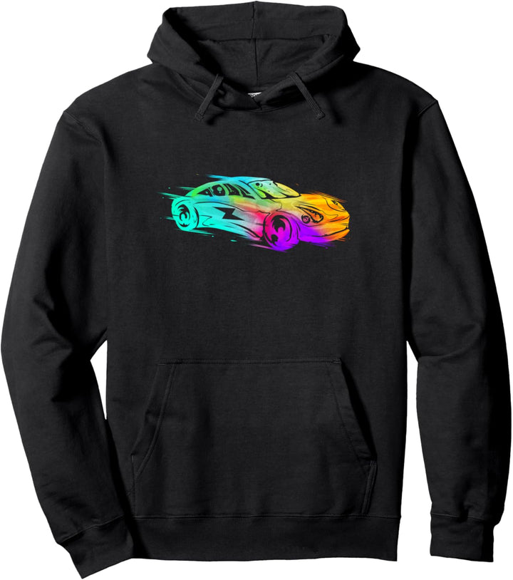Elektroauto Fahrzeug Zero Emission Artwork Pullover Hoodie