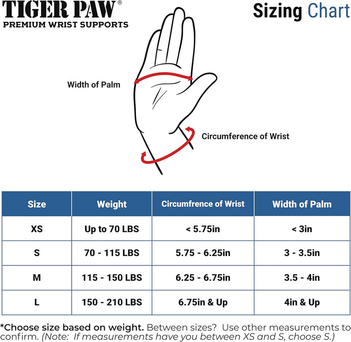 Tiger Paw Authentische Gymnastik-Handgelenkstützen (im Paar verkauft) - Originale Wettkampf-Gymnasti