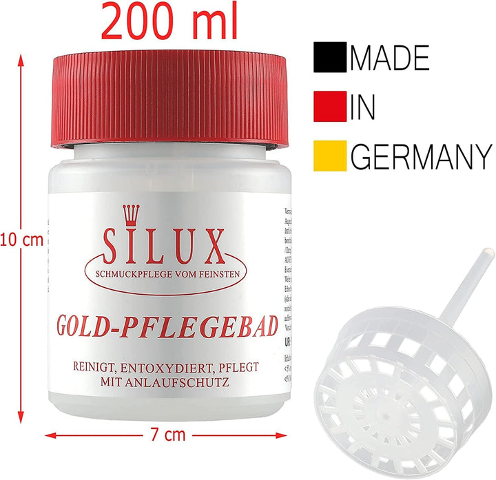 Silberbad und Goldbad für Schmuck 2x 200 ml Made in Germany Silberreiniger für Schmuck Schmuckreinig