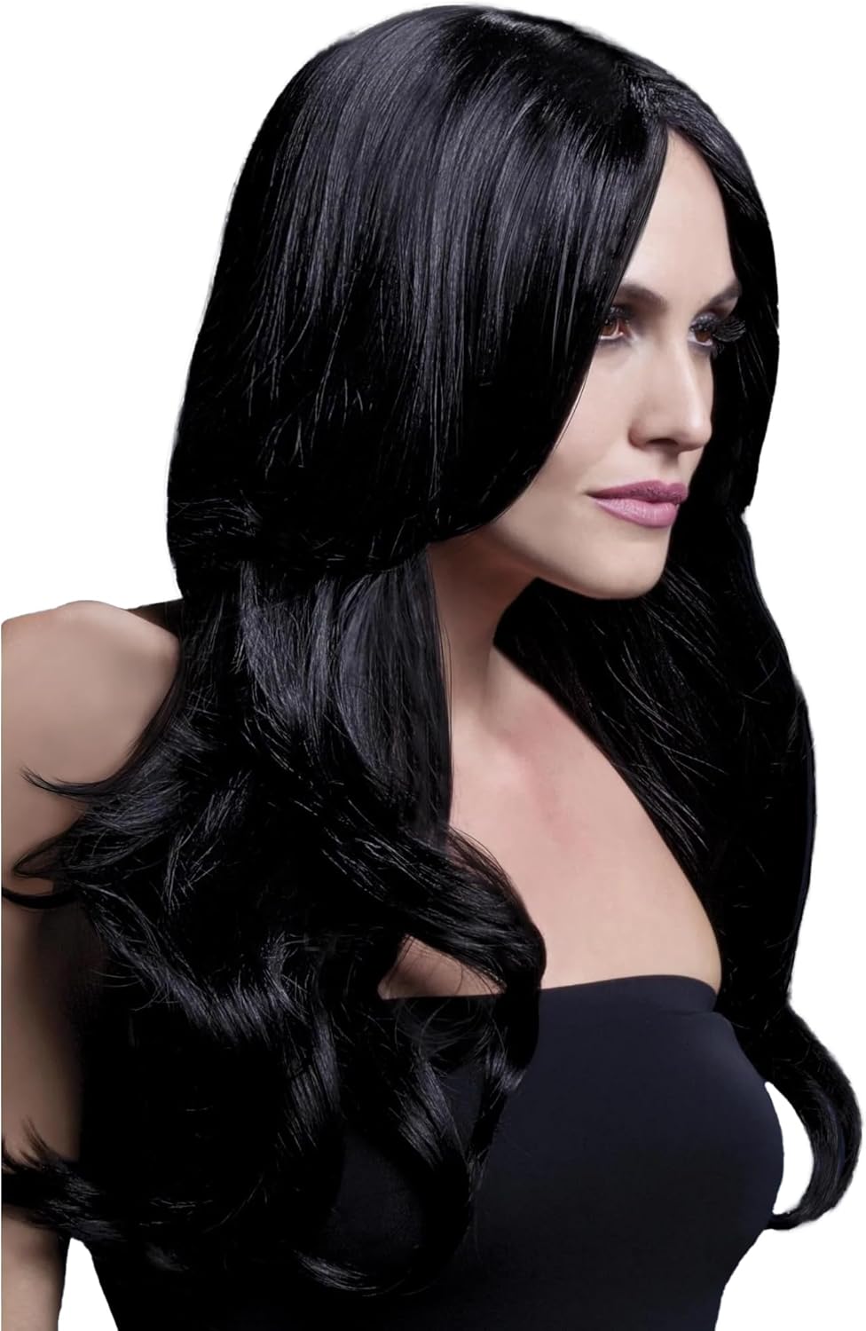 Fever Khloe Wig, Pastel Ombre, Long Wave with Centre Parting, 26inch/66cm Rainbow, Rainbow