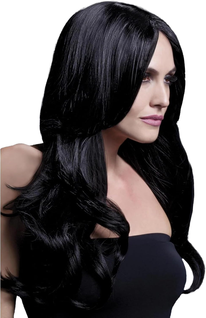 Fever Khloe Wig, Pastel Ombre, Long Wave with Centre Parting, 26inch/66cm Rainbow, Rainbow