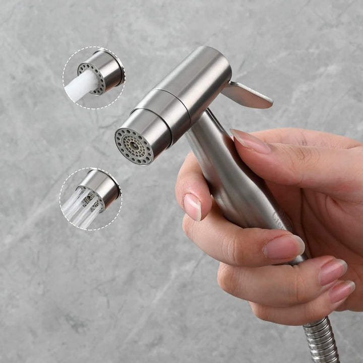 CIENCIA Bidet-Handbrause für Toilette Sprayer Premium Edelstahl Sprüher Shattaf Komplett Bidet Set f