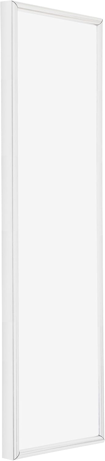 yd. Your Decoration - Bilderrahmen 37.5x98 cm - Weiss Hochglanz - Bilderrahmen aus Kunststoff mit Ac