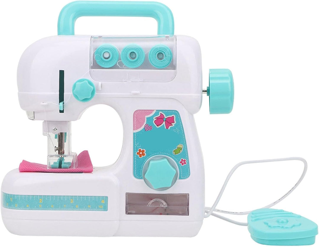 Bonbela Elektrische Nähmaschine Spielzeug für Kinder Mädchen Kinder 3+ Jahre mit Zartem Design Premi