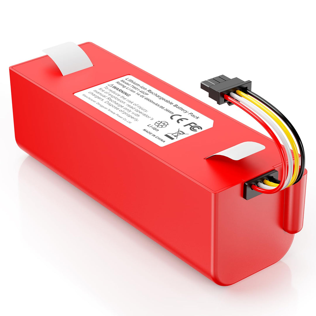 ASUNCELL 14,4V 6900mAh Li-ion Ersatzakku für Xiaomi Roborock S50 S51 S55 S7 S6 S5 Max Xiaowa E20 E25