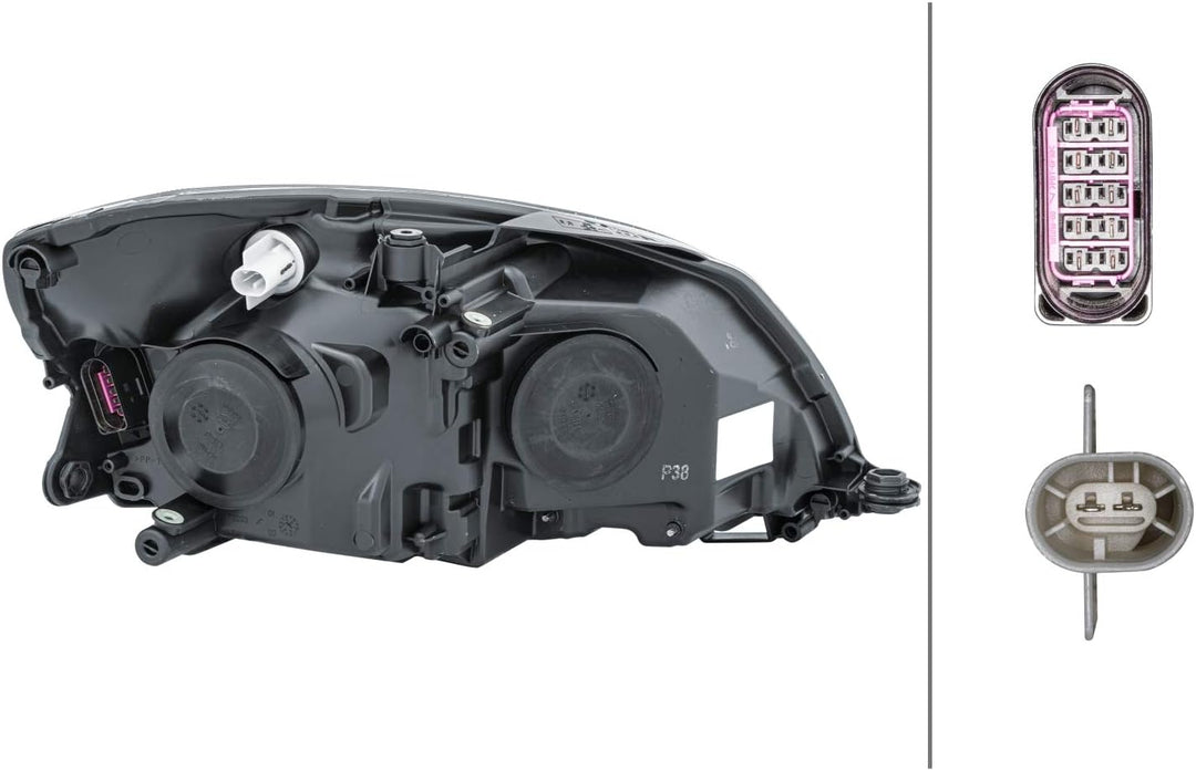 HELLA 1ZL 010 417-411 DE/FF/Halogen-Hauptscheinwerfer - links - für u.a. Skoda Fabia II (542) Links
