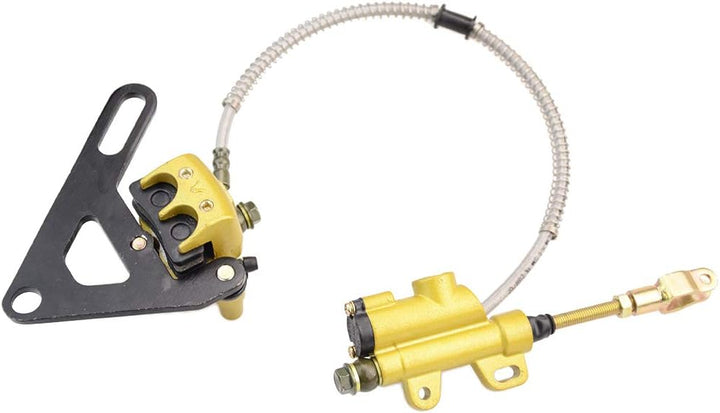 GOOFIT Fussbremse Zusammenbau Ersatz für 110cc 125cc Apollo Dirtbike ATV Quad
