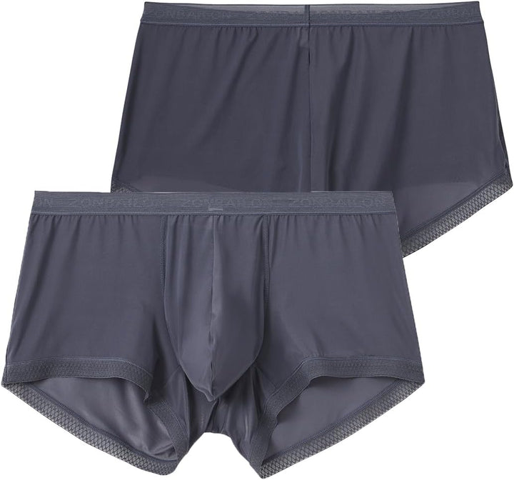 Herren Slips Transparent Sexy Unterwäsche mit Beutelverstärkung mehr Attraktivität und Komfort 2 Pac