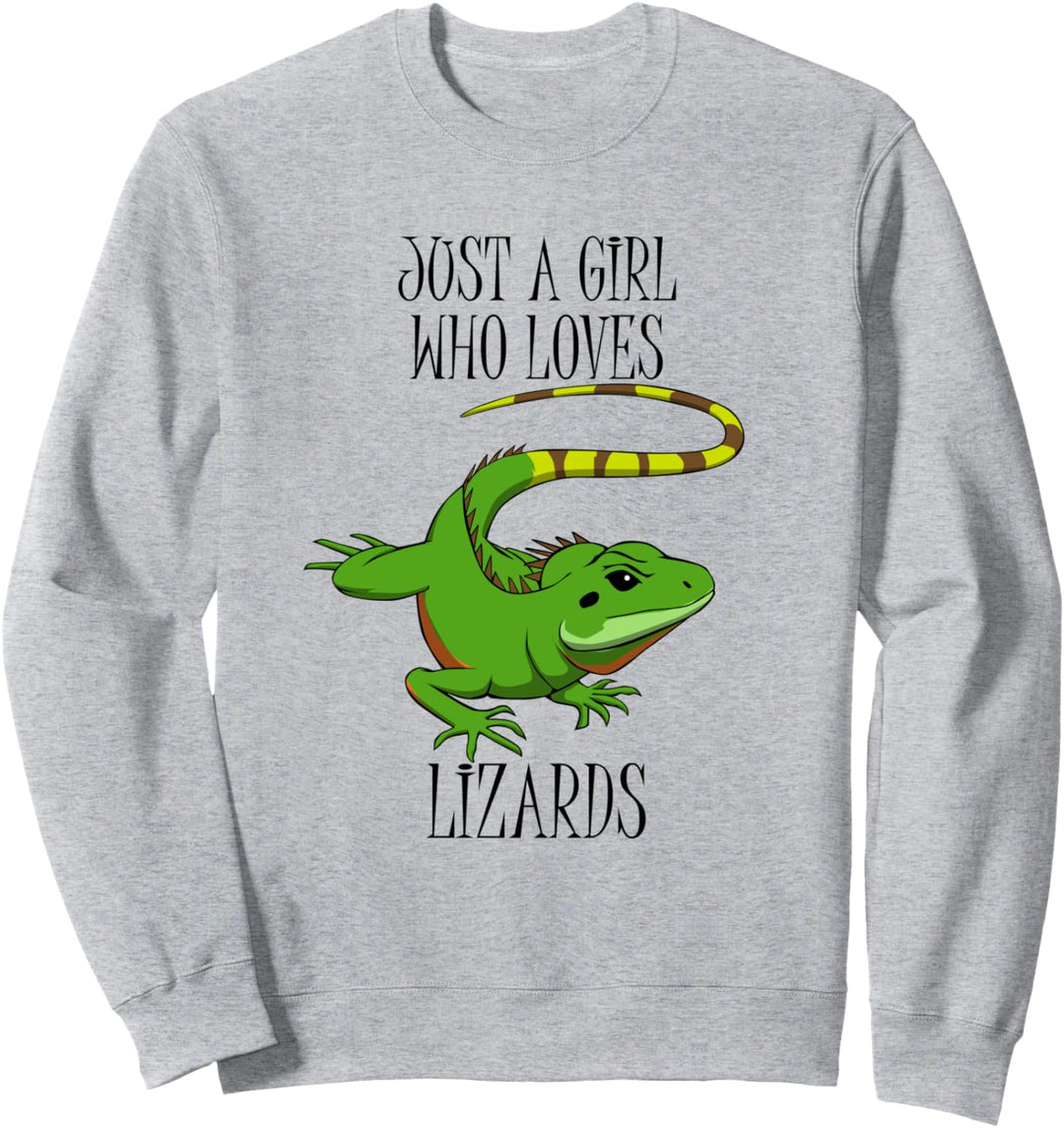 Eidechsen Fan Haustier Niedliche Echse Reptil Sweatshirt