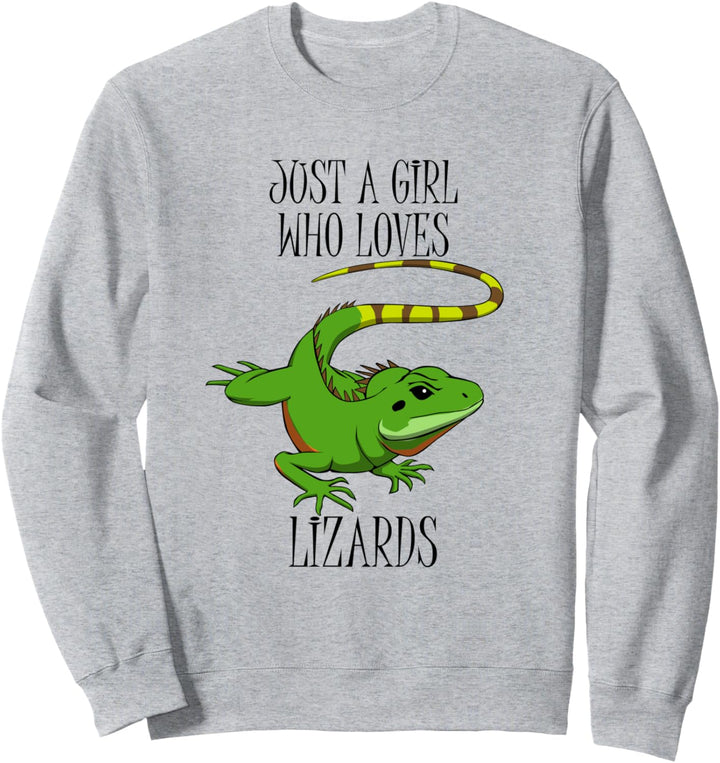 Eidechsen Fan Haustier Niedliche Echse Reptil Sweatshirt