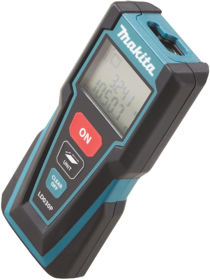 Makita LD030P Entfernungsmesser 30 M, Schwarz, Türkis, Blau, Silber