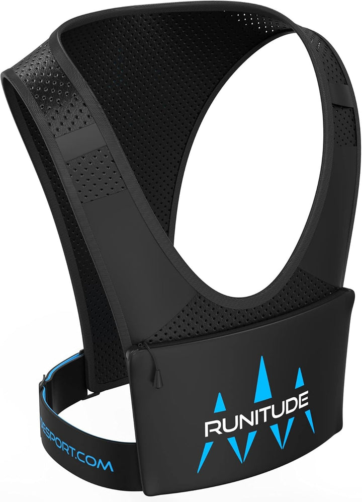 RUNITUDE Laufweste Handytasche Joggen Handyhalterung | Laufen Handy Brusttasche Running Weste V1 | P