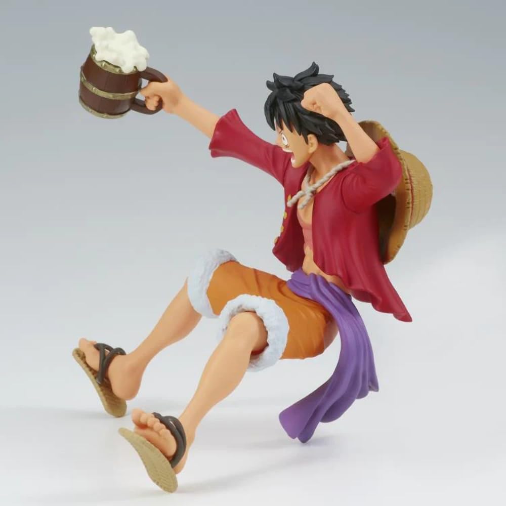One Piece Actionfigur Monkey D Luffy It's a Banquet aus Kunststoff, von Bandai., Bandai