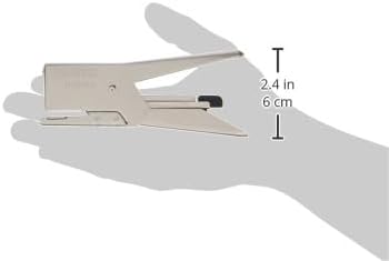 Leitz Juwel 2000 Heftzange, Für 12 Blatt, Ergonomisches Design aus Metall, Hinterlademechanik, Für J