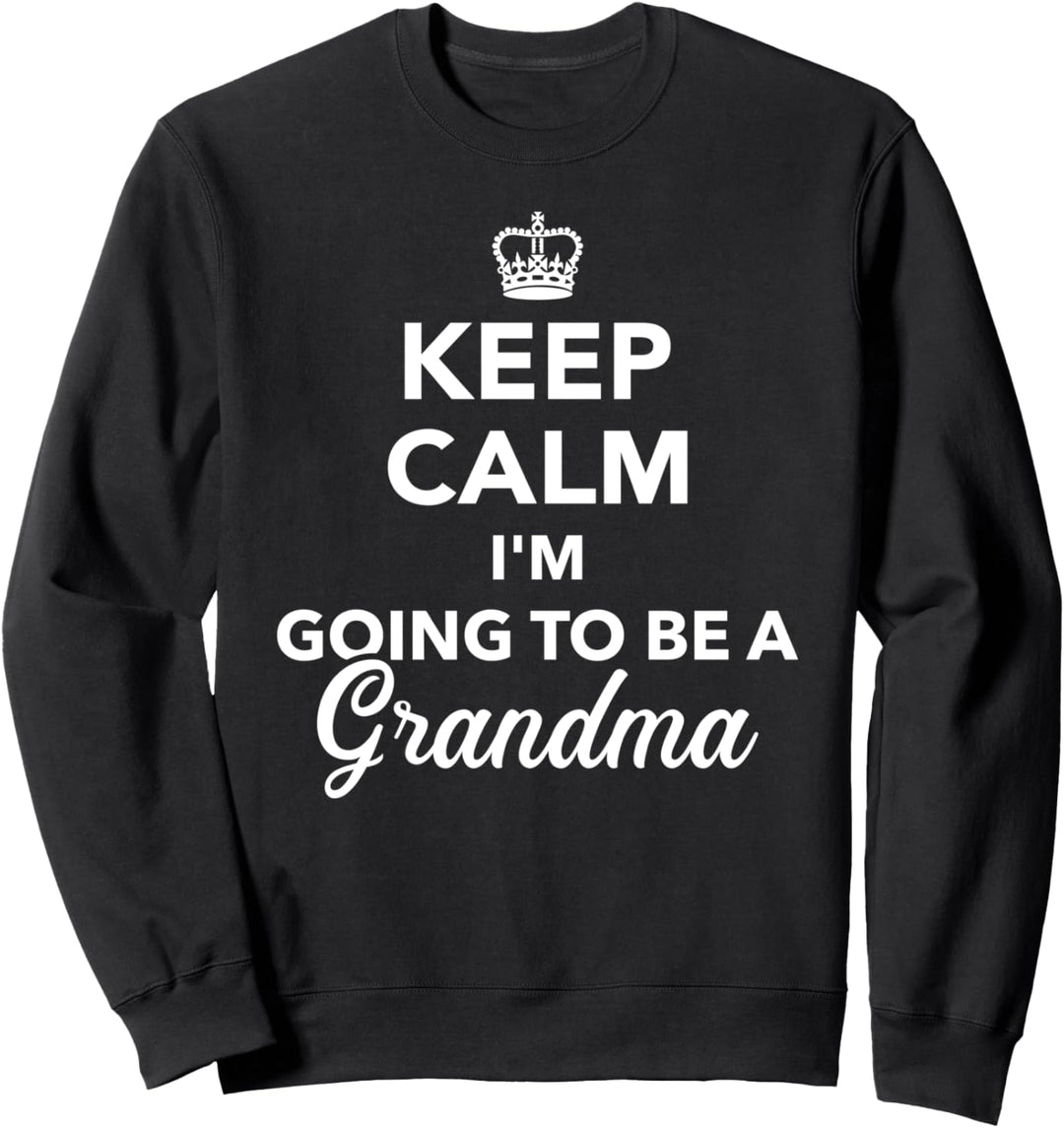 Ich werde bald Oma lustiger Spruch Sweatshirt